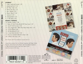 The King Elvis Presley, CD, RCA, 07863-66361-2, 1994, Double Features; Spinout / Double Trouble