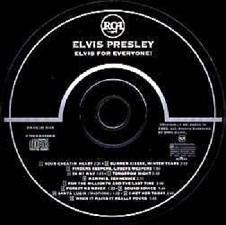 The King Elvis Presley, CD, RCA, 07863-53450-2, 1995, Elvis For Everyone!