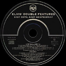The King Elvis Presley, CD, RCA, 07863-66558-2, 1995, Double Features: Easy Come, Easy Go / Speedway