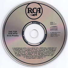 The King Elvis Presley, CD, RCA, 07863-56383-2, 1996, The Top Ten Hits