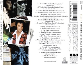 The King Elvis Presley, CD, RCA, 07863-66866-2, 1996, A Hundred Years From Now