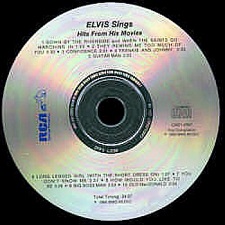 The King Elvis Presley, CD, RCA, CAD1 2567, 1996, Elvis Sings Hits From His Movies Volume 1