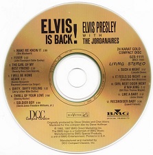 The King Elvis Presley, CD, RCA, GZS-1111, 1997, Elvis Is Back!