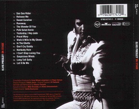 The King Elvis Presley, CD, RCA, 07863-67741-2, 1999, On Stage
