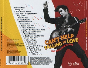 The King Elvis Presley, CD, RCA, 07863-65138-2, 2003, Can't Help Falling In Love: The Hollywood Hits