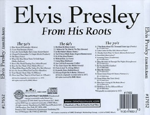 The King Elvis Presley, CD, BMG, 33659 # 17652, 2004, From His Roots