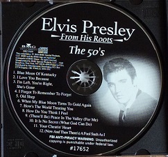 The King Elvis Presley, CD, BMG, 33659 # 17652, 2004, From His Roots