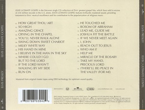 The King Elvis Presley, CD, RCA, 82876-57868-2, 2004, Elvis Ultimate Gospel