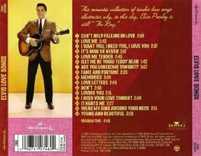 The King Elvis Presley, CD, BMG, DRC 13594, 2004, Love Songs