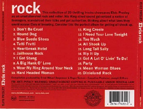 The King Elvis Presley, CD, BMG, SONY, 82876-77432-2, 2006, Elvis Rock
