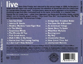 The King Elvis Presley, CD, BMG, SONY, 82876-85751-2, 2006, Elvis Live