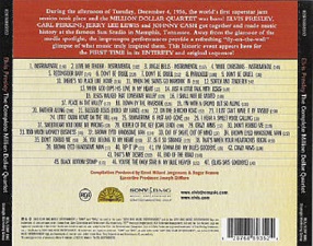 The King Elvis Presley, CD, BMG, SONY, 82876-88935-2, 2006, The Complete Million Dollar Quartet