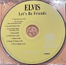 The King Elvis Presley, CD, BMG, SONY, 82876-89959-2, 2006, Let's Be Friends