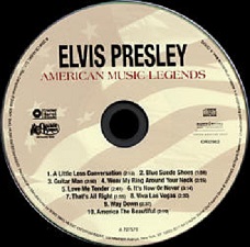 The King Elvis Presley, CD, BMG, SONY, CR02982, 2008, American Music Legends Volume 2