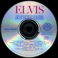 The King Elvis Presley, CD, 88697-61423-2, 2010, An Evening Prayer