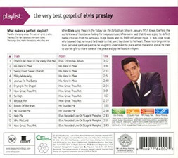 The King Elvis Presley, CD, 88697-76400-2, 2010, Playlist The Very Best Of Gospel