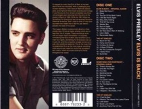 The King Elvis Presley, CD, 88697-76233-2, 2011, Elvis Is Back!