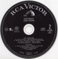 The King Elvis Presley, CD, 88697-90765-2, 2011, Elvis Presley: Legacy Edition
