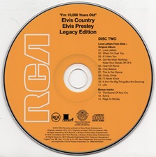 The King Elvis Presley, CD, 88691-90439-2, 2012, Elvis Country Legacy Edition