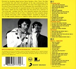 The King Elvis Presley, CD, RCA, 88843-07779-2, August 5, 2014, That's The Way It Is