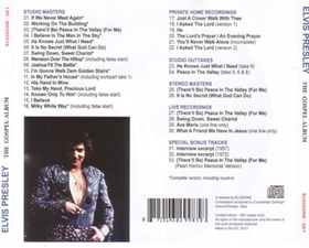 The King Elvis Presley, Bootlegs, Elvisone, 2013, The Gospel Album