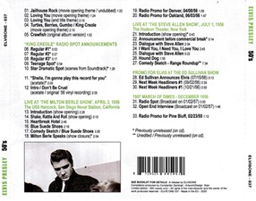 The King Elvis Presley, Bootlegs, Elvisone, 2020, Elvis Presley 50's