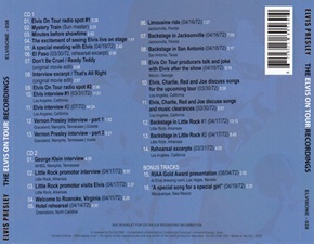 The King Elvis Presley, Bootlegs, Elvisone, 2020, The Elvis On Tour Recordings