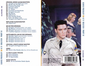 The King Elvis Presley, Bootlegs, Elvisone, 2022, Elvis Presley In G.I. Blues - Deluxe Movie Edition - Part II 
