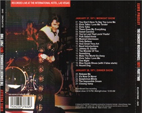 The King Elvis Presley, Bootlegs, Elvisone, 2022, The Concert Recordings | 1971 | Part Two