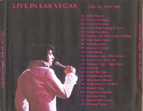 The King Elvis Presley, CD, DCR, DCR004, Live In Las Vegas