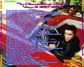 The King Elvis Presley, CD, DCR, DCR103, The Alternate Single Collection Volume 2 1957-1959