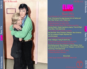 The King Elvis Presley, CD, DCR, DCR113, Rare 70's