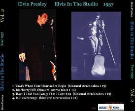 The King Elvis Presley, CD CDR Other, 2002, Elvis In The Studio, 1957, Volume 2