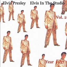 The King Elvis Presley, camden, cd, Front Cover, Elvis In The Studio, 1957, Volume 1, 2002