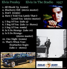 The King Elvis Presley, CD CDR Other, 2002, Elvis In The Studio, 1957, Volume 4