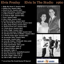 The King Elvis Presley, CD CDR Other, 2002, Elvis In The Studio, 1960, Volume 1