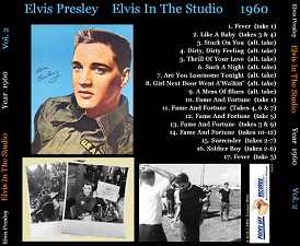 The King Elvis Presley, CD CDR Other, 2002, Elvis In The Studio, 1960, Volume 2