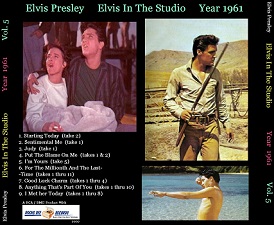 The King Elvis Presley, CD CDR Other, 2002, Elvis In The Studio, 1961, Volume 5