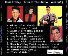 The King Elvis Presley, CD CDR Other, 2002, Elvis In The Studio, 1963, Volume 3