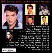 The King Elvis Presley, CD CDR Other, 2002, Elvis In The Studio, 1963, Volume 3