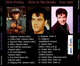The King Elvis Presley, CD CDR Other, 2002, Elvis In The Studio, 1967, Volume 1