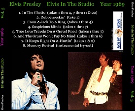 The King Elvis Presley, CD CDR Other, 2002, Elvis In The Studio, 1969, Volume 3