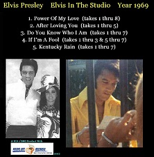 The King Elvis Presley, CD CDR Other, 2002, Elvis In The Studio, 1969, Volume 4