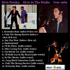 The King Elvis Presley, CD CDR Other, 2002, Elvis In The Studio, 1969, Volume 5