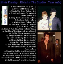 The King Elvis Presley, CD CDR Other, 2002, Elvis In The Studio, 1969, Volume 8