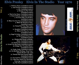 The King Elvis Presley, CD CDR Other, 2002, Elvis In The Studio, 1970, Volume 3