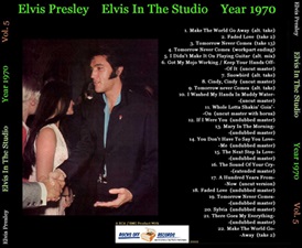 The King Elvis Presley, CD CDR Other, 2002, Elvis In The Studio, 1970, Volume 5