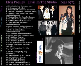 The King Elvis Presley, CD CDR Other, 2002, Elvis In The Studio, 1973, Volume 4
