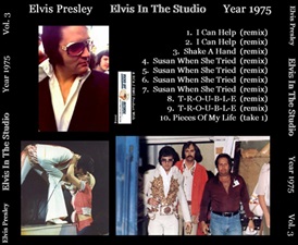 The King Elvis Presley, CD CDR Other, 2004, Elvis In The Studio, 1975, Volume 3