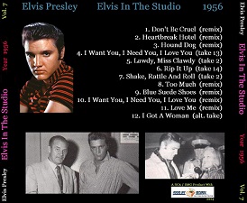 The King Elvis Presley, CD CDR Other, 2002, Elvis In The Studio, 1956, Volume 7